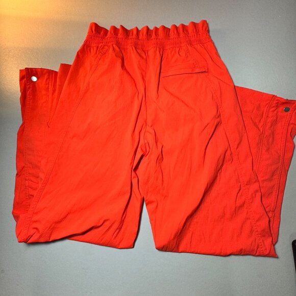 ATHLETA Trekkie Parachute Pants Vermilion Orange - Picture 8 of 15